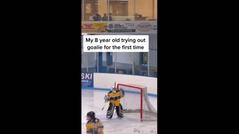 Dancing goalie brings energy to the ice before big game