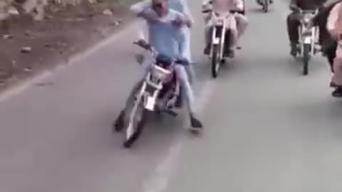 Funny Video,one wheeling