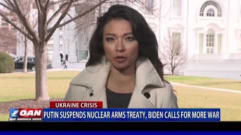 Putin suspends nuclear arms treaty, Biden calls for more war