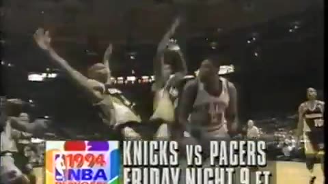 June 1, 1994 - Promo for Game 6 of Pacers-Knicks Playoff Series