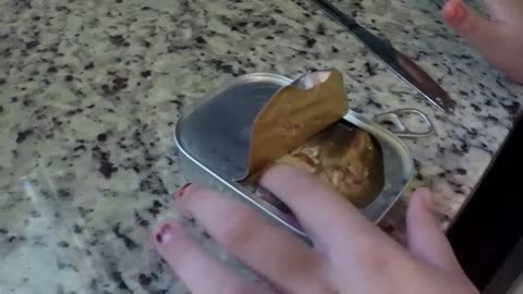 Dad tricks daughter into eating Sardines and MOM finds out!
