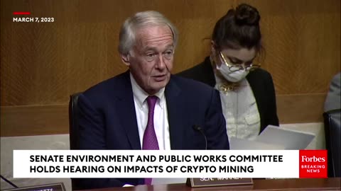 'This Is An Emergency'- Ed Markey Warns Of Environmental Impact Of Bitcoin Mining