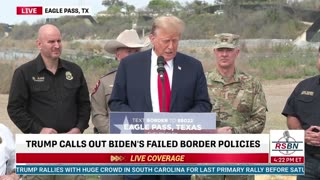President Trump Visits Eagle Pass, Texas - 2/29/24 (FULL SPEECH)