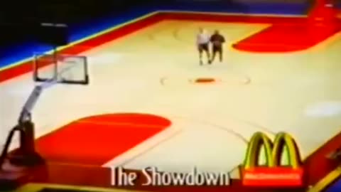 Flashback to the iconic McDonald's commercial showdown between Larry Bird and MJ
