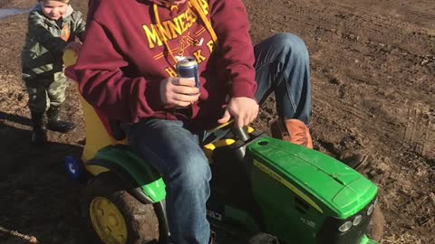 Drill Battery Replacement for John Deere Toy is Too Powerful