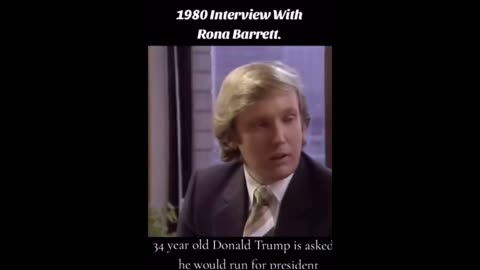 Donald Trump 1980 Interview !