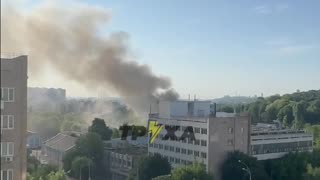 🇺🇦Meanwhile, something is on fire in the Podolsky district of Kiev