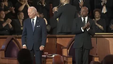 Joe Biden Looks Lost During His MLK Day Visit to Ebenezer Baptist Church