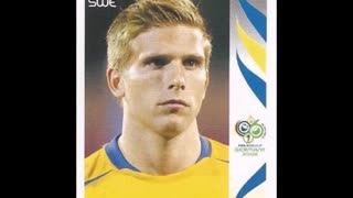 PANINI STICKERS SWEDEN TEAM WORLD CUP 2006