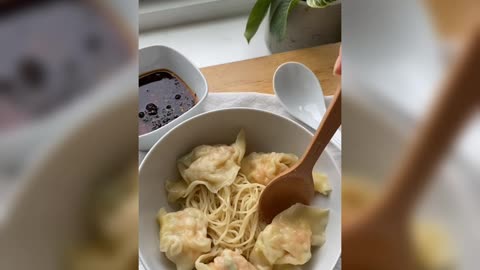 Shrimp Wonton Noodle Soup