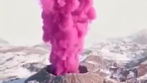 amazing videos the volcano eruption