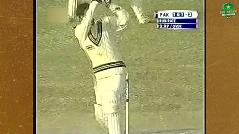 Abdul Razzaq's Maiden Test Hundred 💯 100 vs England Faisalabad, 2000 PCB MA2T