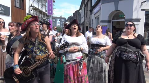 Plymouth Pirate Weekend Atlantic City Sea ShantiesOut of Tunners 19th May 2024.