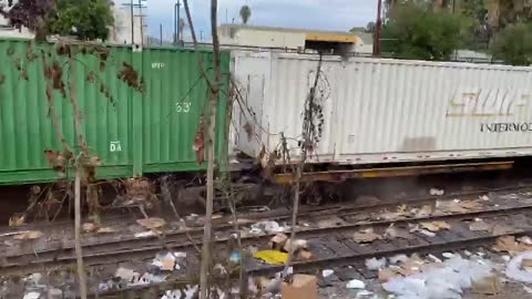 Trains In LA Nearly Derail Due To Trash On The Tracks