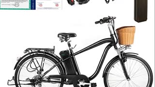 NAKTO 26 Electric Bike 6 Speed Electric Bikes for Adults