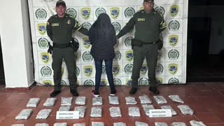 Incautación de marihuana en la vía a Barrancabermeja