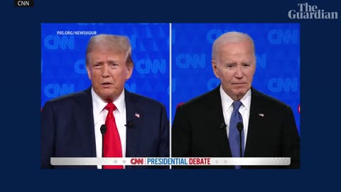 Mumbles, lies and not a factcheck in sight: the first Trump-Biden 2024 debate