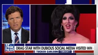 Tucker Carlson: "This afternoon as the old global order collapses to be replaced by god knows what, the Biden people decided to hold a drag event at the White House."