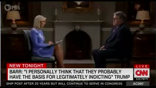 Bill Barr: I personally think that they probably have the basis for legitimately indicting Trump.