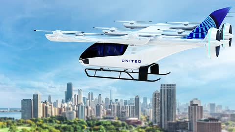 United Airlines makes investment in electric air taxis