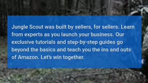 Jungle Scout to start and grow your business today.