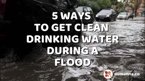 🌊 5 Ways To Get Clean Drinking Water During a Flood 🌊