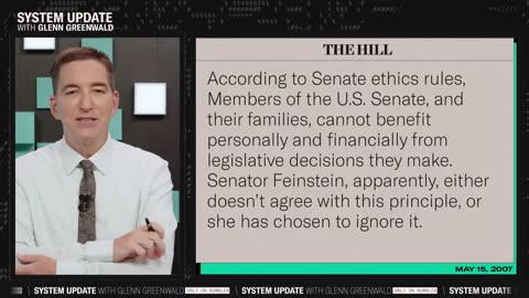 Glenn Greenwald - We dove into Feinstein's unbelievably long and evil tenure in Congress