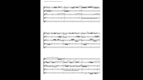 J.S. Bach - Well-Tempered Clavier: Part 2 - Fugue 16 (Saxophone Quintet)