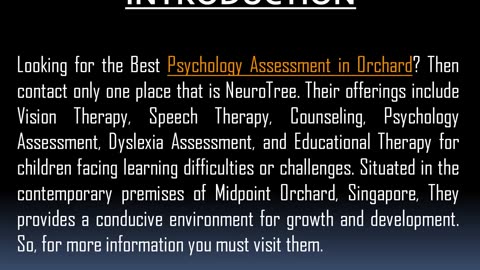 Best Psychology Assessment in Orchard