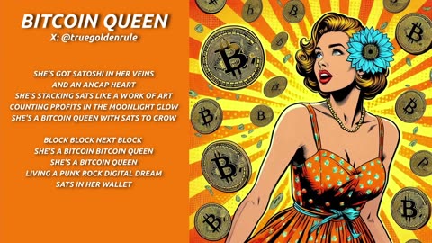 Bitcoin Queen: Song for all the ladies stacking sats