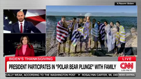 Biden Participates in ‘Polar Bear Plunge’ with Family