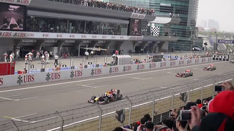 2011 SHANGHAI F1 Racing start