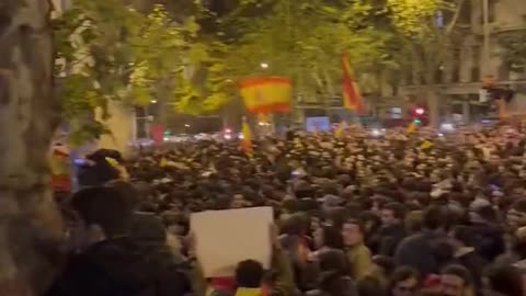 Madrid, Spain.🇪🇸. Anti-Government - Anti - Socialist Protest .