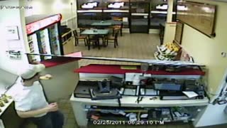 Disgruntled Fast Food Customer Does Some Damage