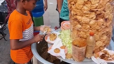 8 Years Old Kid Selling Spicy Panipuri | Bangladeshi Street Food #shorts