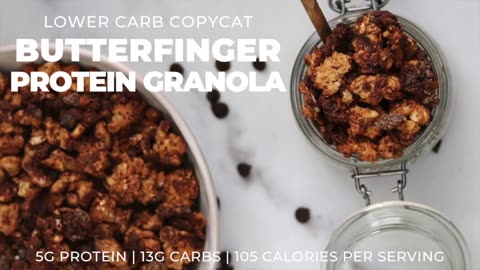 #How to Make Butterfinger Granola: A Recipe for Protein Granola#
