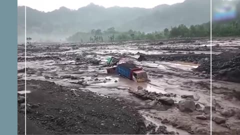 Mount Semeru in Indonesia erupts