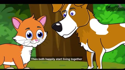 Dog's Friendship | English Animal Stories | English Cartoon | English Story