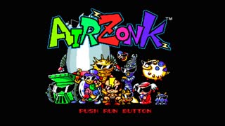 Air Zonk (TurboGrafx-16): Title Screen