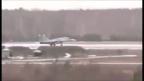 Belarusian Mig-29 Fighter Catch Fire While Taking Off In Belarus