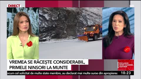 Ninge abundent în România. Peisaj de iarnă în toată regula. Drumarii au fost nevoiți să intervină