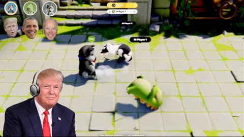 🎉🐼🎮 US Presidents Play Party Animals 1-3 2023🐼Hilarious Parody Showdown!