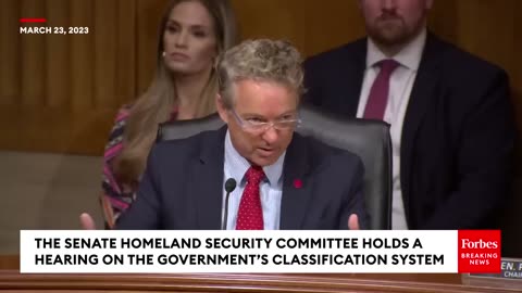 'The Records Eventually Are Going To Come Out'- Rand Paul Pushes For Government Declassification