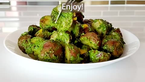 Pesto Potato Salad | Vegan Recipe | Dish & Devour