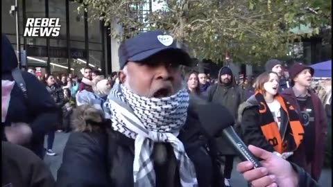 'Mostly Peaceful' Muslim Protester in London Says Hitler Knew How to Deal With 'These People'