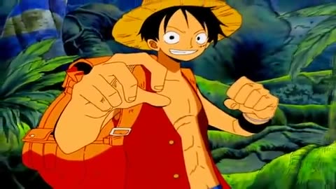 Luffy Sings a song on Skypeia