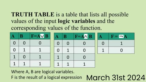 The Truth Table