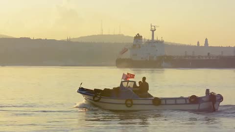 Ship in Istanbul sea