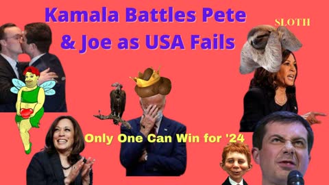 New Bitter Struggle Drives Wedge Between Failing Kamala, Biden & li'l Pete Bootyegg