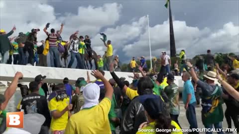 Chaos in Brazil: Protesters Storm Capital, Destroying Supreme Court and Congress